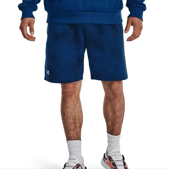 NWT Under Armour Men's Rival Fleece Printed Shorts XL - Picture 2 of 9